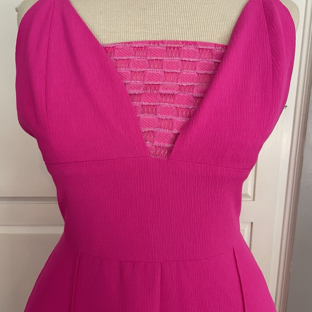 Sugar Lips Hot Pink Wide Leg Jumpsuit Size Small Women's See Pictures